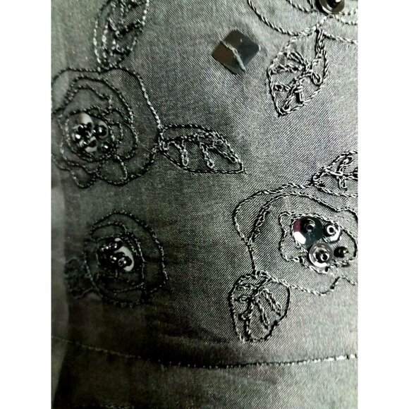 Elegant Evening Black Dress Ann Taylor Size 2 Timeless Holiday Party Cocktails - Picture 3 of 9